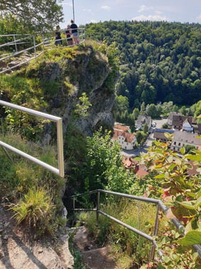 FS1-Steiler Aufstieg zum Fahnenstein über Tüchersfeld